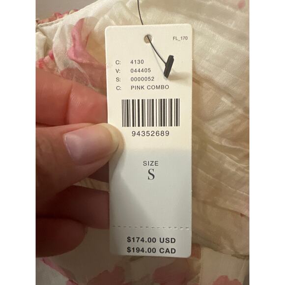 ASTR The Label NWT Sasila Puff Sleeve Smocked Midi Dress in White Size Small - Picture 11 of 14